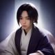 画风分析师陈艺头像，戴眼镜的年轻男性，光线柔和，手持数位板